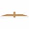 Ekena Millwork Eugene Smooth Timber Gable Bracket, Western Red Cedar, 72"W x 12"H x 5 1/2"D x 5 1/2"F, 4/12 Pitch GBW072X12X0606EUG00SWR - alternate 1